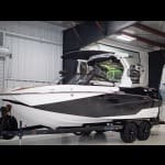 2027 - Supra - R225 - boat - Eclipse Flake / Pure White / Pecan - SouthTown Watersports - Charlotte, NC - gallery image