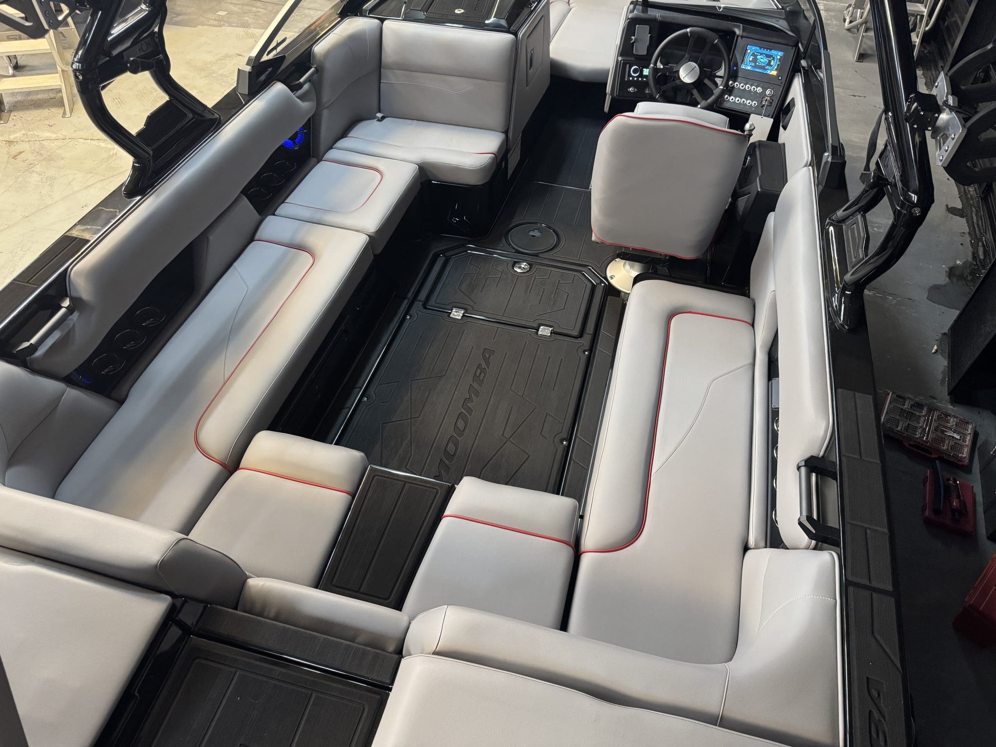 2026 - Moomba - Mojo - boat - Black Cherry / Light Graphite - SouthTown Watersports - Raleigh, NC - gallery image