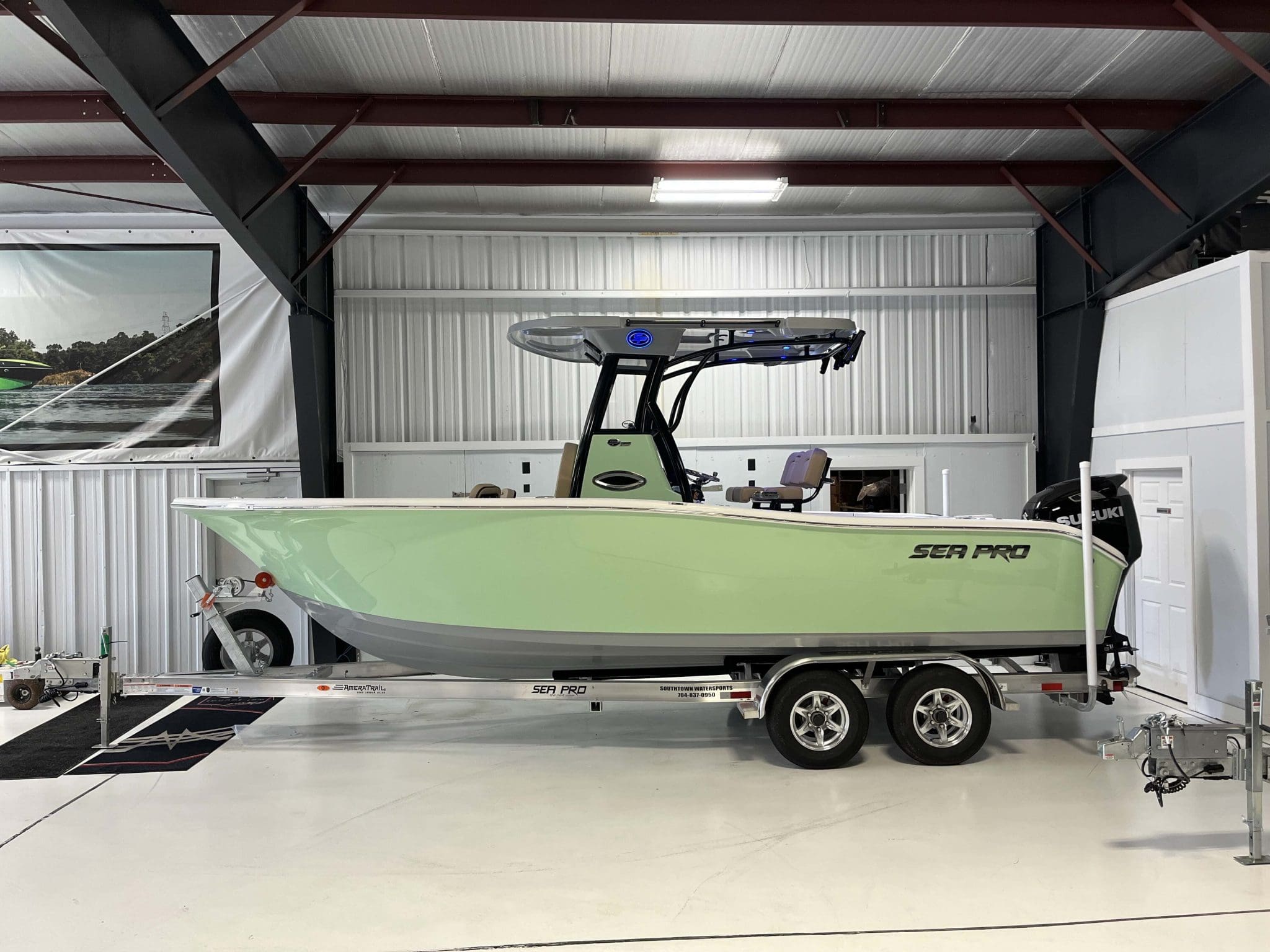 2026 - Sea Pro - 242 Sport - boat - Sea Foam / Tan - SouthTown Watersports - Charlotte, NC - featured image