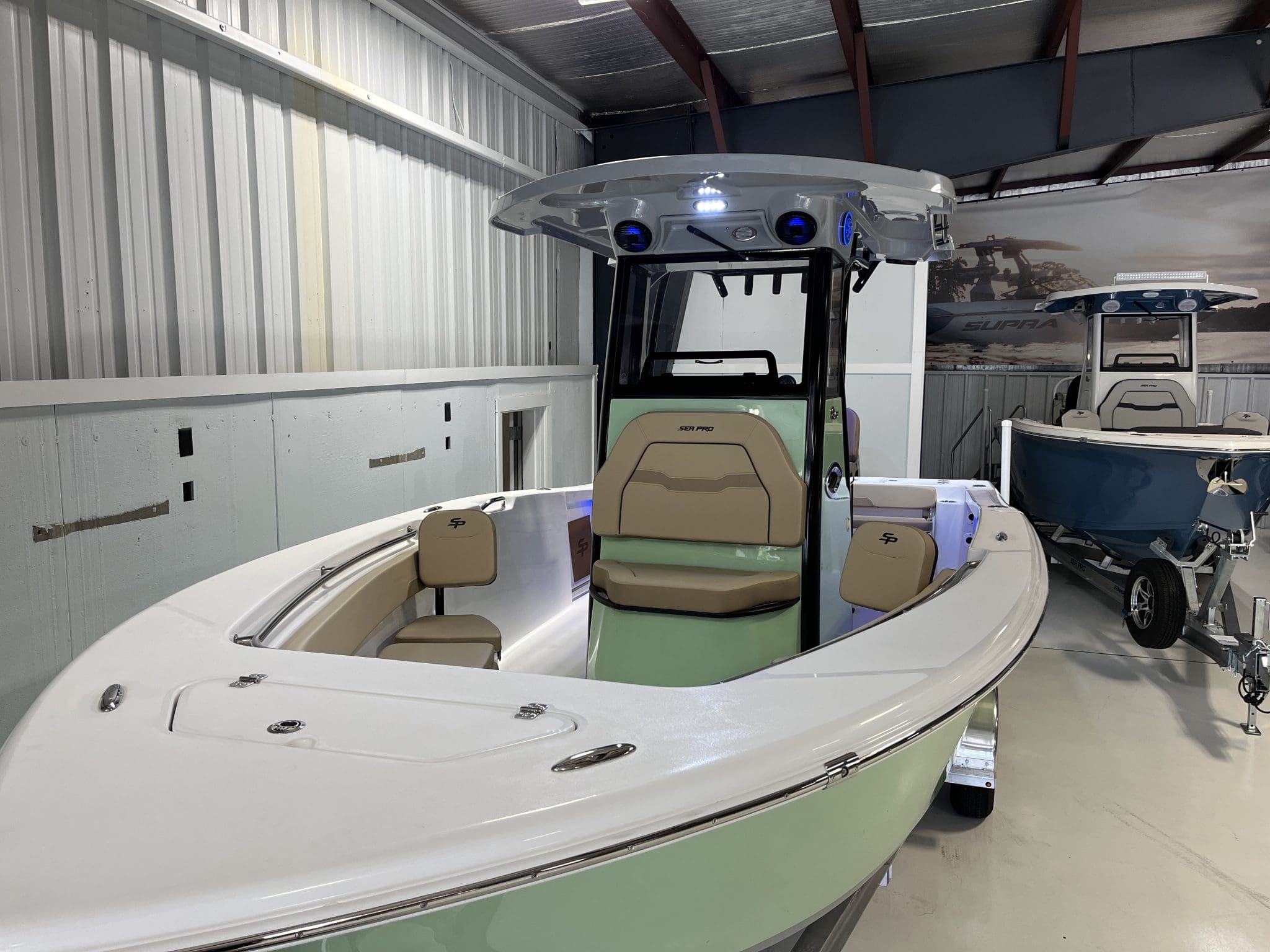 2026 - Sea Pro - 242 Sport - boat - Sea Foam / Tan - SouthTown Watersports - Charlotte, NC - gallery image