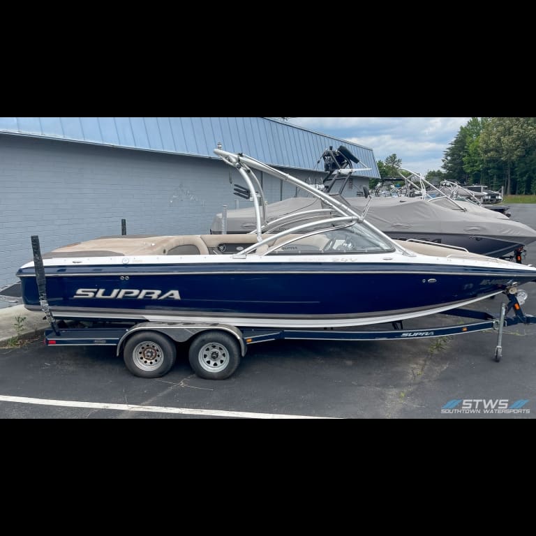 2007 - Supra - Sunsport 24V - boat - Blue - SouthTown Watersports - Charlotte, NC - featured image