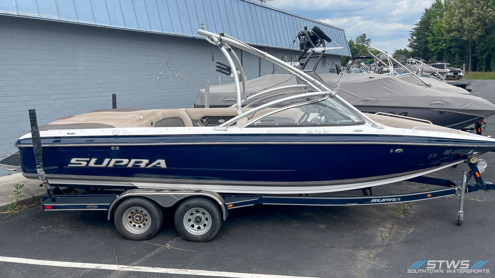2007 - Supra - Sunsport 24V - boat - Blue - SouthTown Watersports - Charlotte, NC - featured image