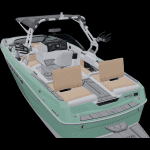 Moomba Max 2026 Spearmint boat