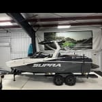 2026 - Supra - SA 400 - boat - White/Dark Graphite / Walnut - SouthTown Watersports - Charlotte, NC - featured image