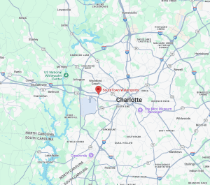SouthTown Watersports Charlotte location map