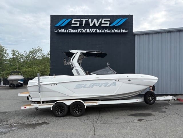 2025 - Supra - SA 400 - boat - White / Tan - SouthTown Watersports - Charlotte, NC - featured image